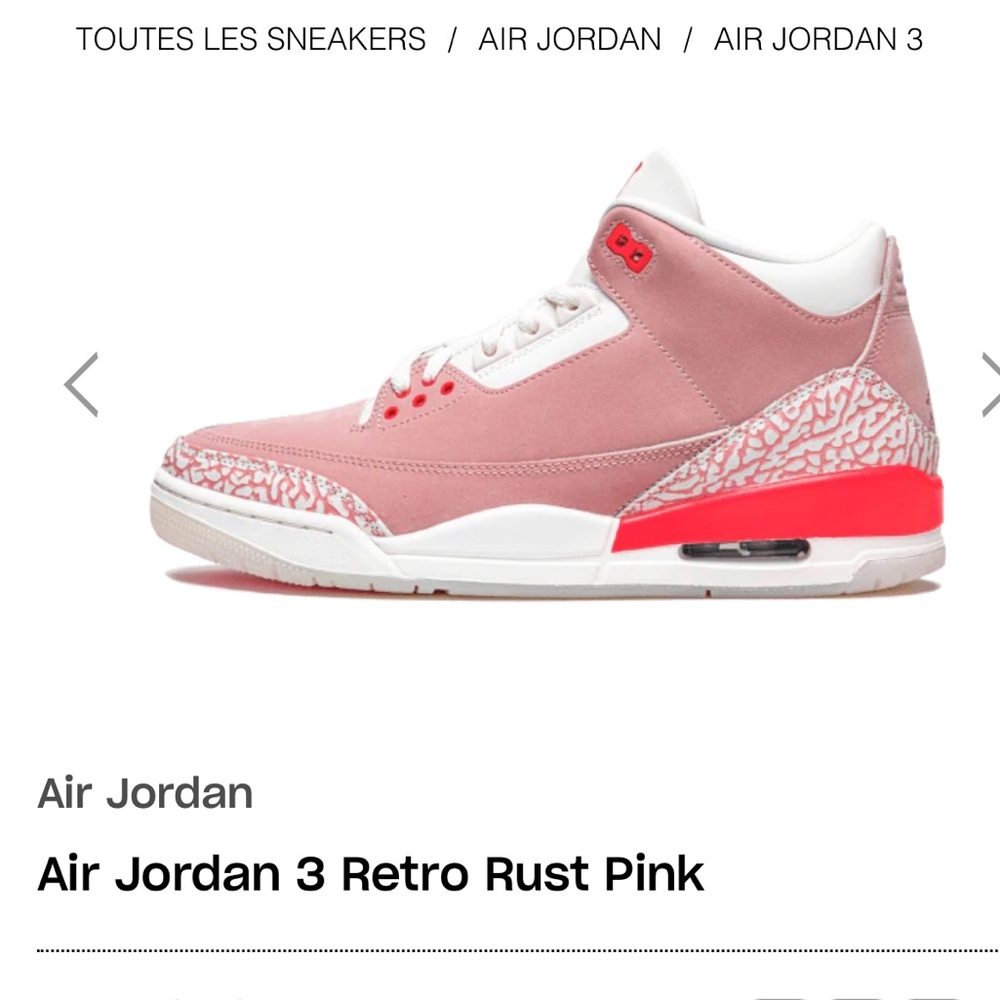 Air Jordan 3 Retro Rust Pink Women’s